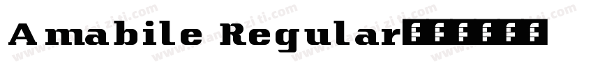 Amabile Regular字体转换